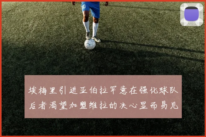埃梅里引进亚伯拉罕意在强化球队后者渴望加盟维拉的决心显而易见